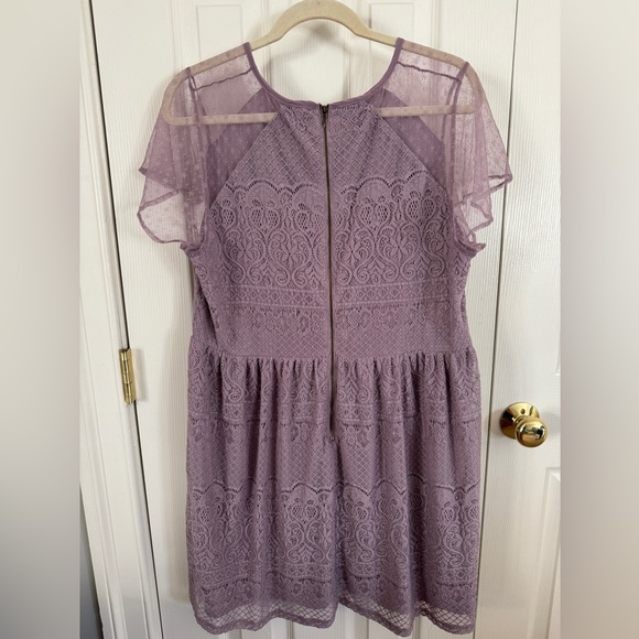 Xhilaration Fairy Goth Lace Cocktail Dress Violet Purple Y2K Women’s XXL - Picture 4 of 16